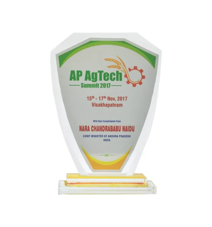 AP AgTech Summit 2017 award, Visakhapatnam