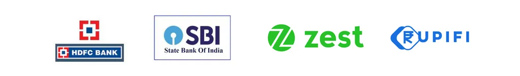 Bank and NBFC partners including HDFC Bank, SBI, ZestMoney and Rupifi