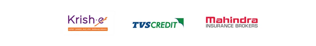 Ecosystem partners including Krish-e, TVS Credit and Mahindra Insurance Brokers